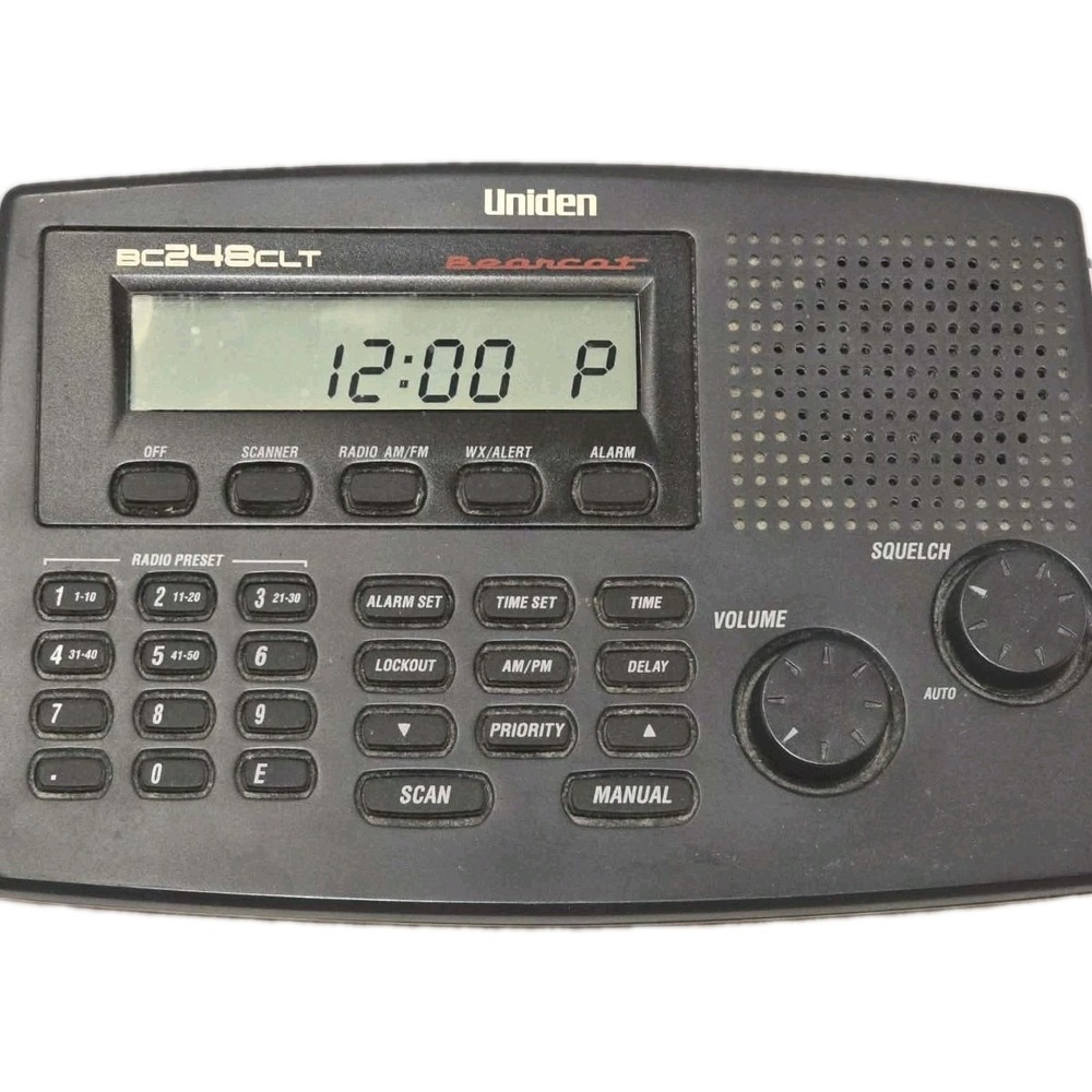 Uniden Bearcat BC248CLT 50-Channel Police Scanner AM/FM NOAA Weather Tested